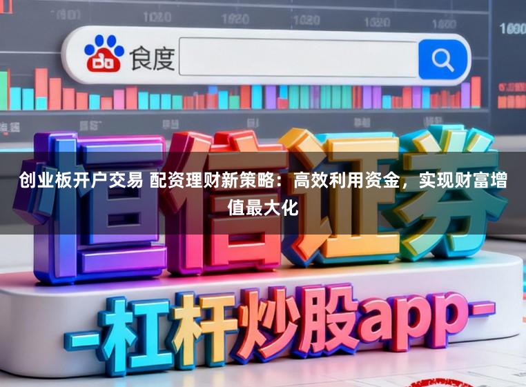 创业板开户交易 配资理财新策略：高效利用资金，实现财富增值最大化