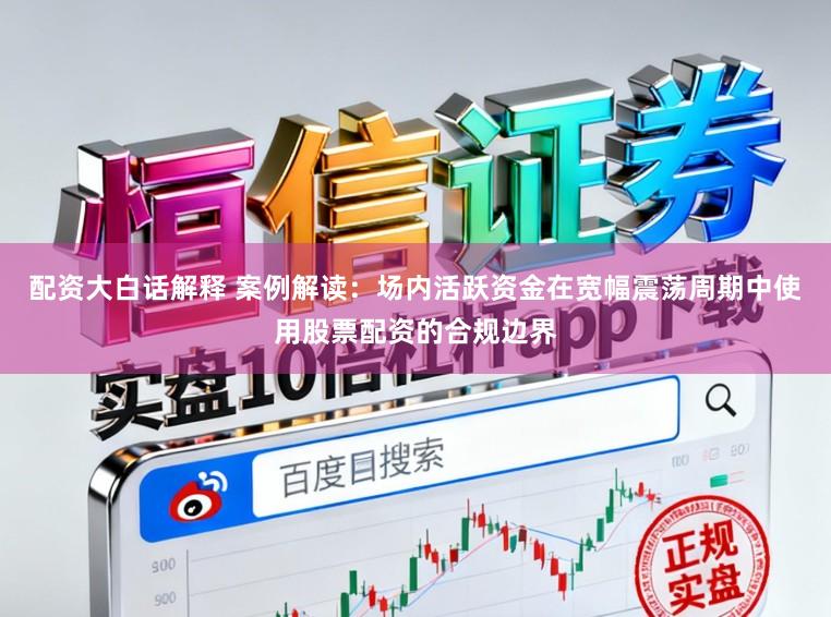 配资大白话解释 案例解读：场内活跃资金在宽幅震荡周期中使用股票配资的合规边界