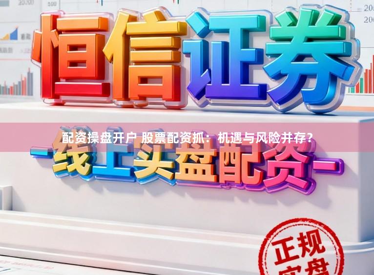 配资操盘开户 股票配资抓：机遇与风险并存？