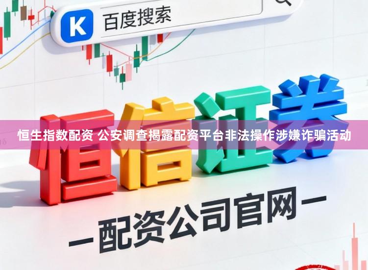 恒生指数配资 公安调查揭露配资平台非法操作涉嫌诈骗活动