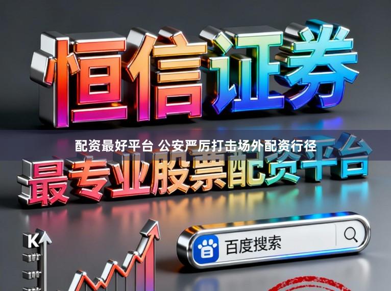 配资最好平台 公安严厉打击场外配资行径