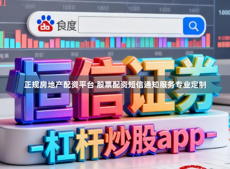 正规房地产配资平台 股票配资短信通知服务专业定制